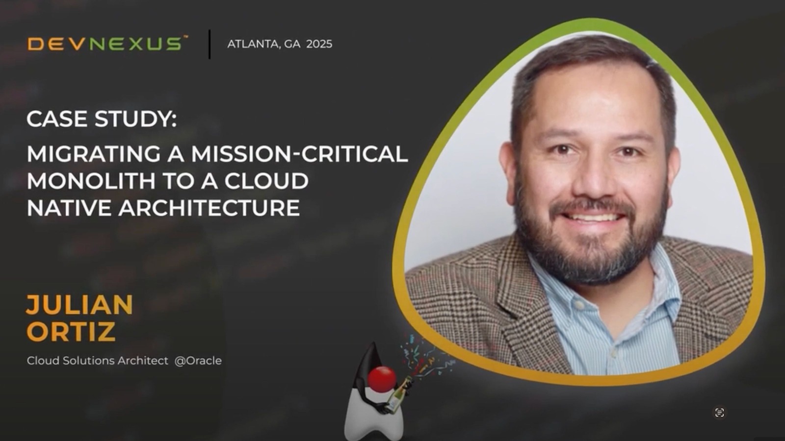 Migrating a Mission Critical Monolith to a Cloud Native Architecture with Julian Ortiz